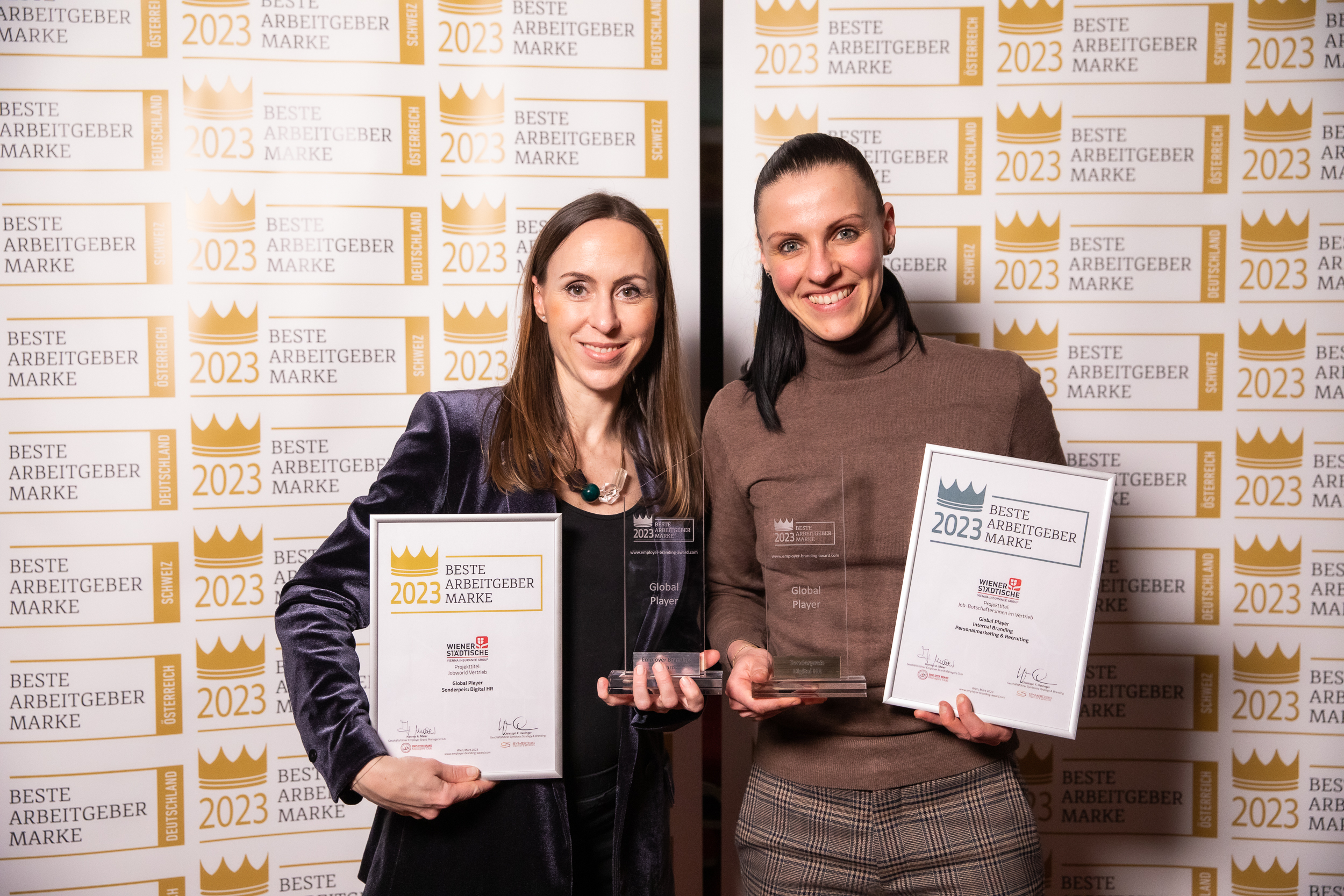 Wiener Städtische gewinnt Employer Branding Award in Gold & Silber